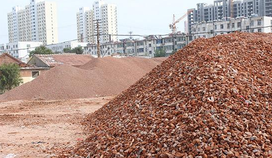 城市建筑垃圾處理現(xiàn)場 城市建筑垃圾處理現(xiàn)場