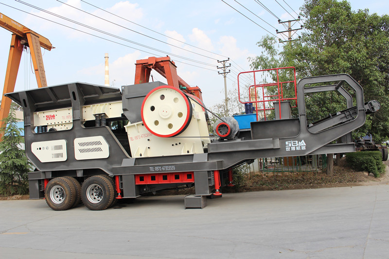 小型鄂破移動碎石機 小型鄂破移動碎石機
