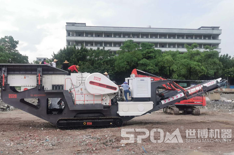 履帶式移動(dòng)顎破石子機(jī) 履帶式移動(dòng)顎破石子機(jī)