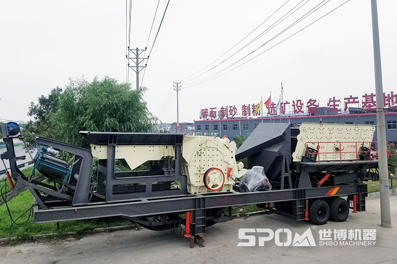 三合一移動破碎機(jī)成品圖 三合一移動破碎機(jī)成品圖
